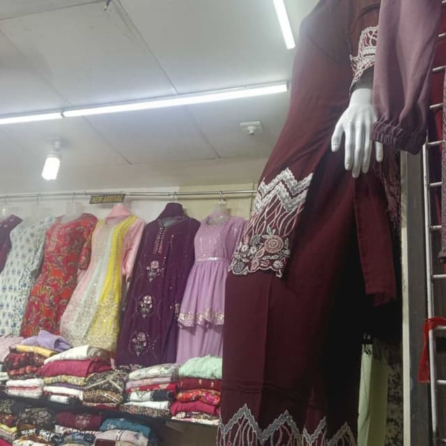 Maroon, Silver, White Kurta with Trousers
