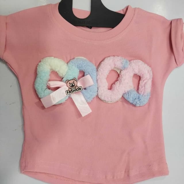 Pink, Pastel Multi-color T-shirt