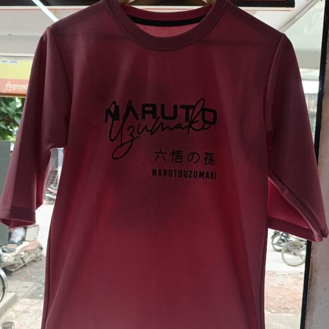Pink with black accents T-shirt