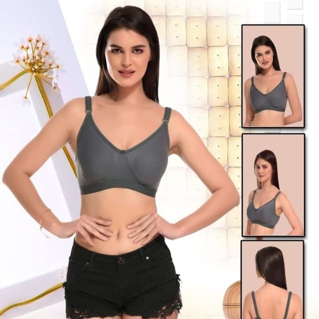 Gray Bra