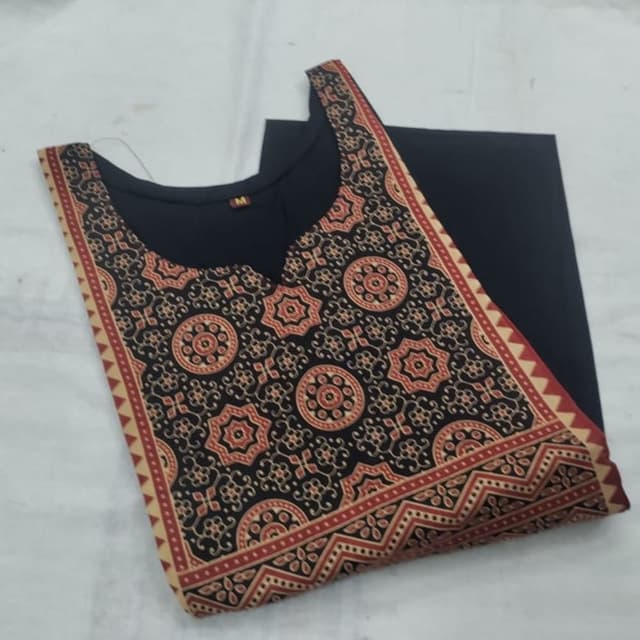 Black, Red, Beige Kurta with Pant