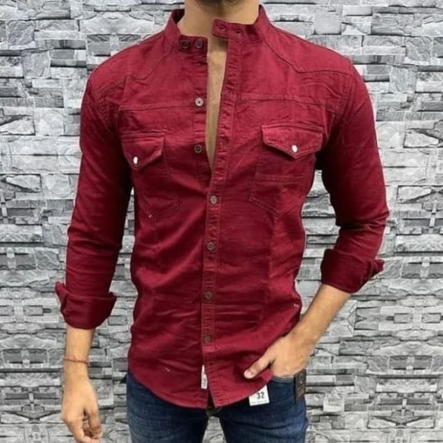 Maroon Kurta