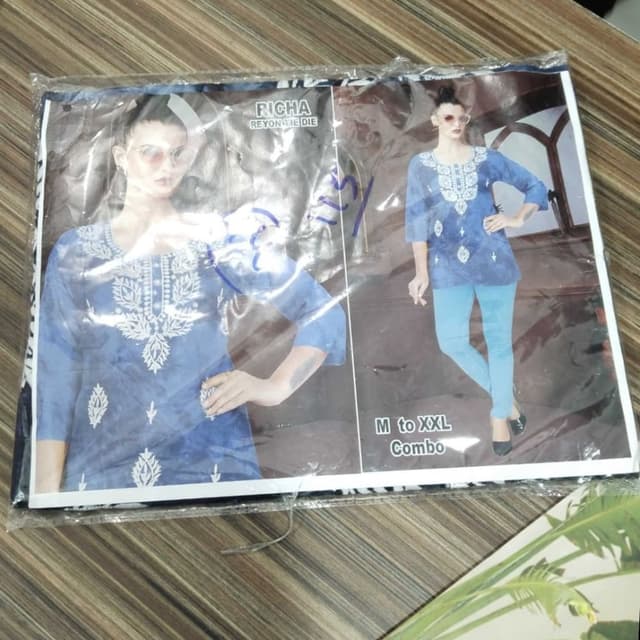 Blue and White Tunic/Kurti