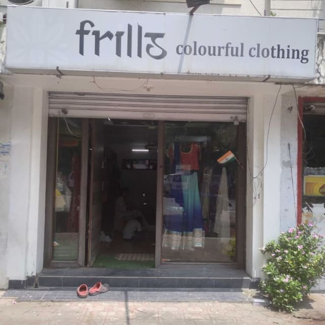 Frills colorful clothing