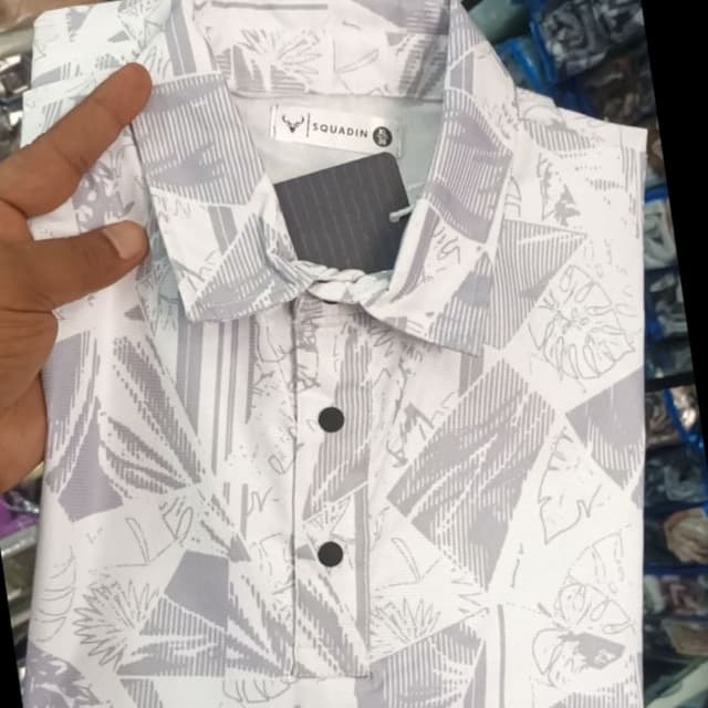 White and Gray Shirt