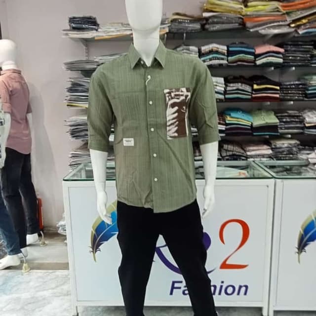 Green and Brown Shirt