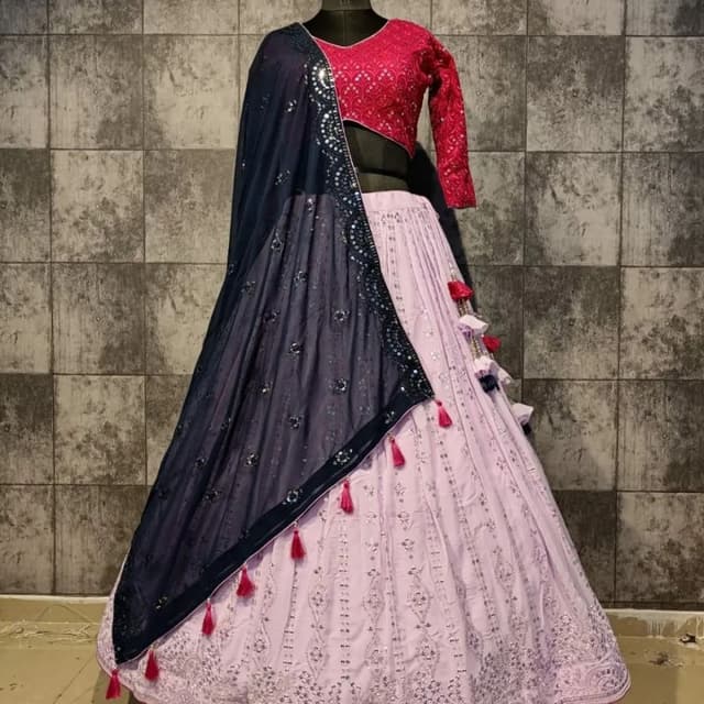 Maroon Lehenga