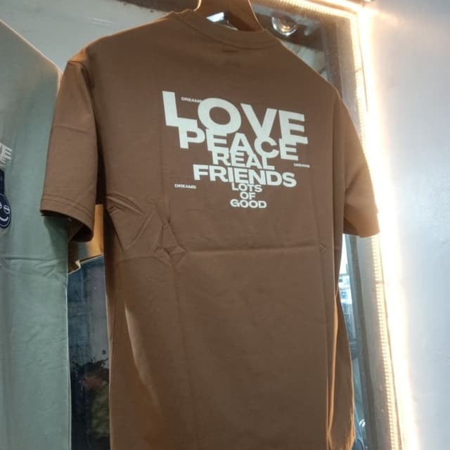 Brown and White T-Shirt