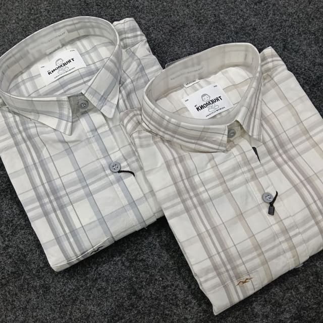 TRUE MONK Checked Shirt for Men's 