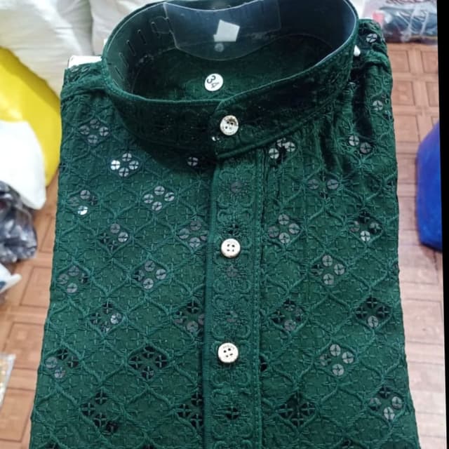 Dark Green Kurta