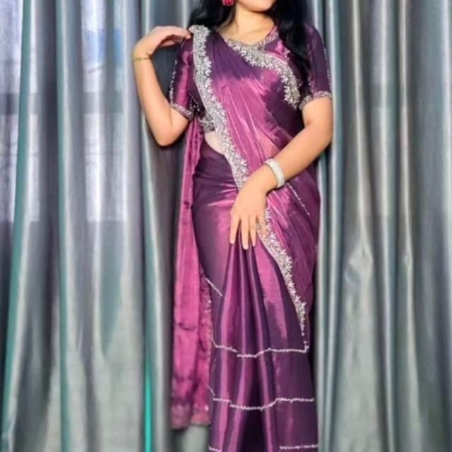 Shades of Purple Saree