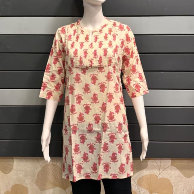 Cream and Pink Tunic