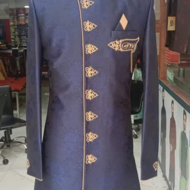 Navy Blue and Gold Jacket
