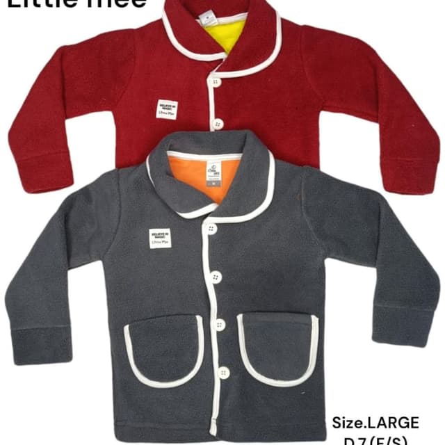 Red, Charcoal Grey, White, Yellow, Orange Jacket