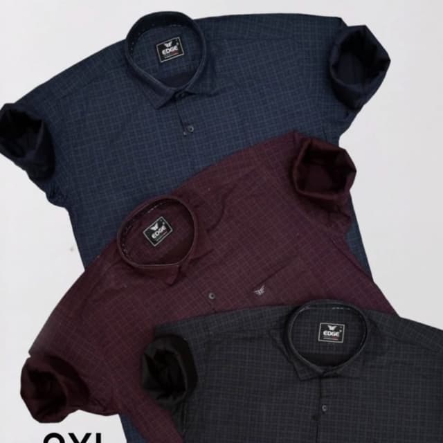 Dark Gray Maroon Shirt