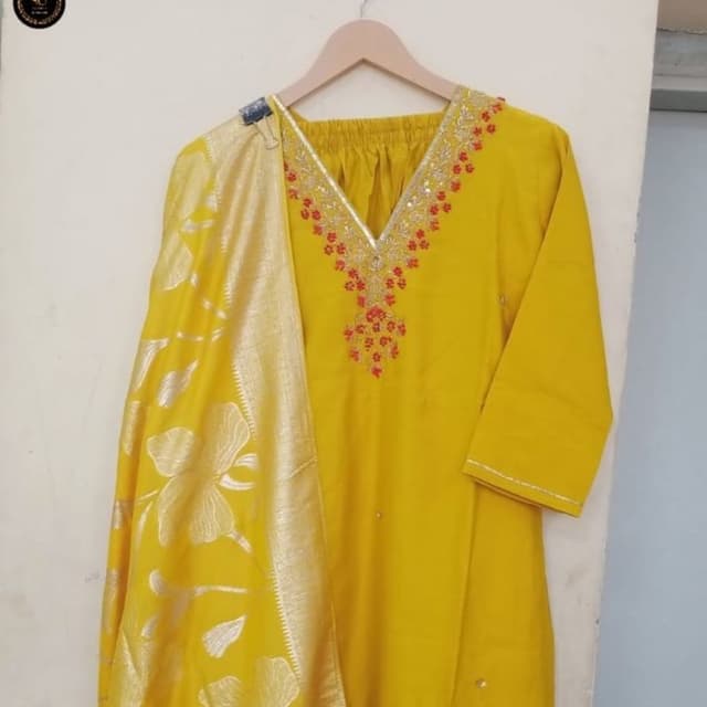Yellow Salwar Suite