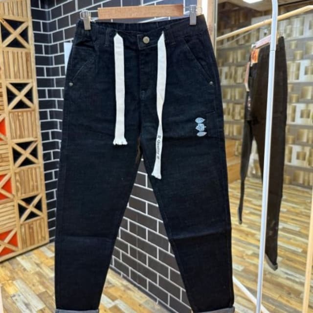 Black with White accents Jeans