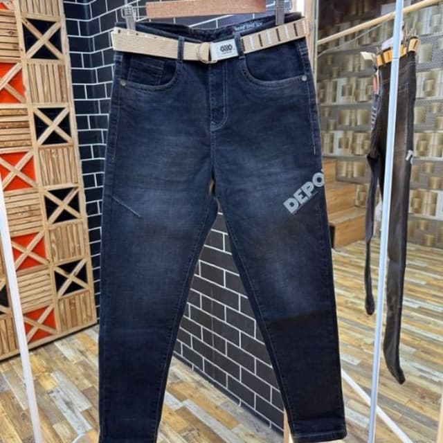 Dark Blue, Black Jeans