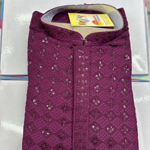 Deep Burgundy Kurta