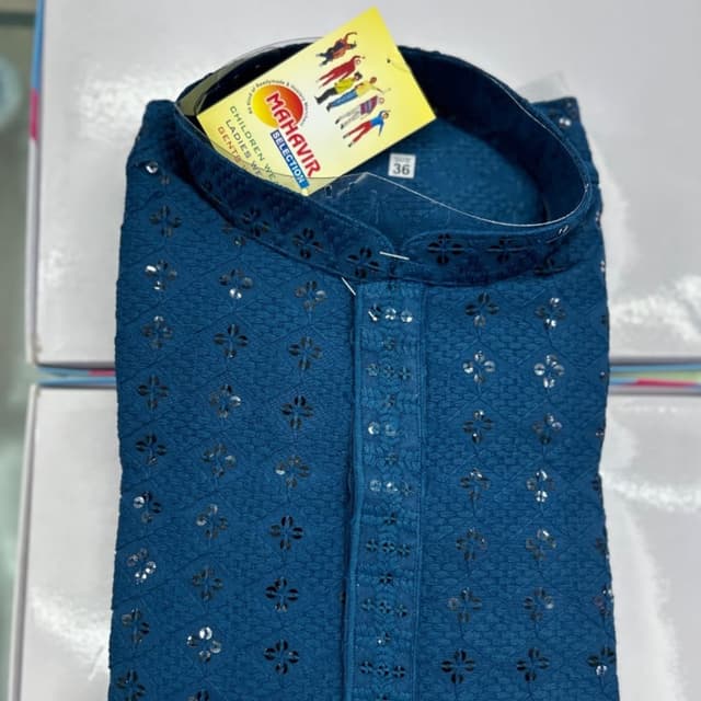 Teal Kurta