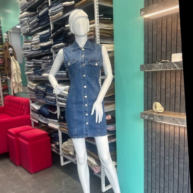 DENIM MIDI