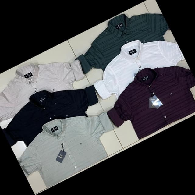 Variety of colors including white, black, dark green, light gray, burgundy, and light beige. Shirt