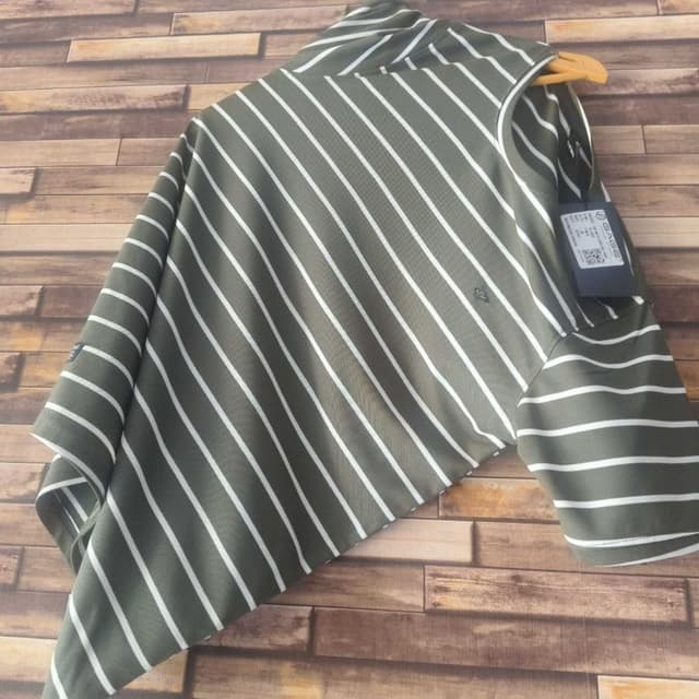 Green and White Shirt
