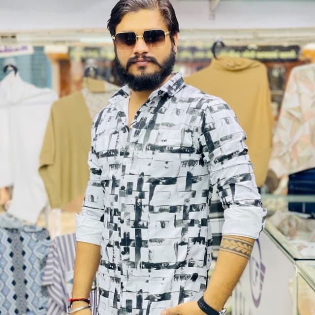 Black and White Shirt