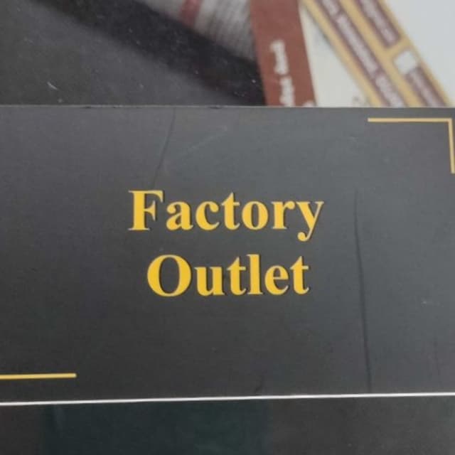 Factory outlet
