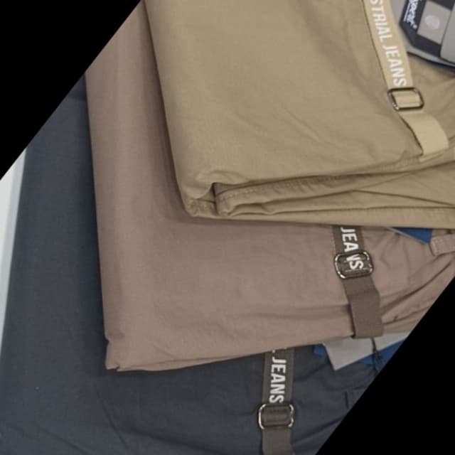 Khaki, Brown, and Grey Pants