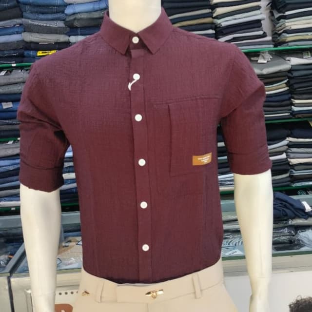 Burgundy Shirt