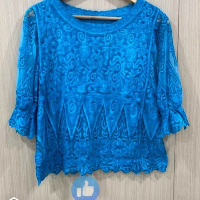 Turquoise Blue Blouse