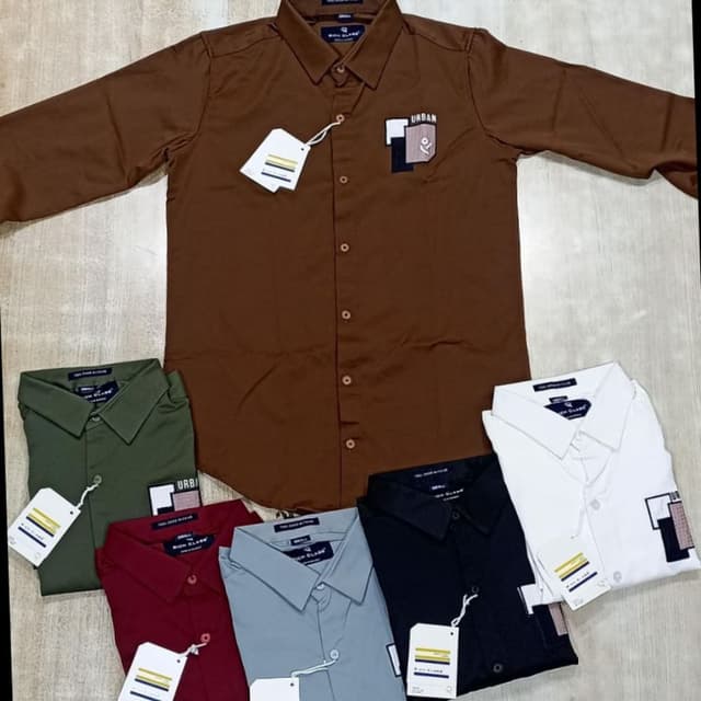Various - Brown, Green, Burgundy, Blue-Gray, Black, White Shirt