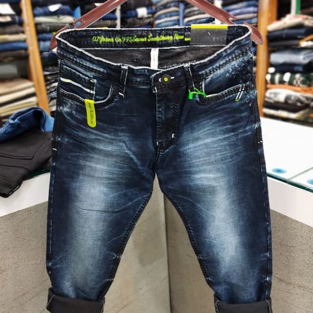 Dark Blue, faded wash Jeans