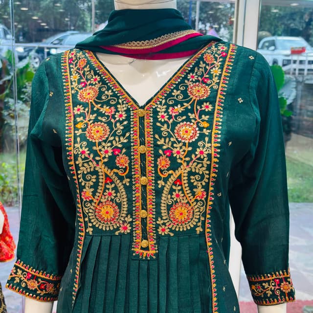 Navy Blue Salwar Suite