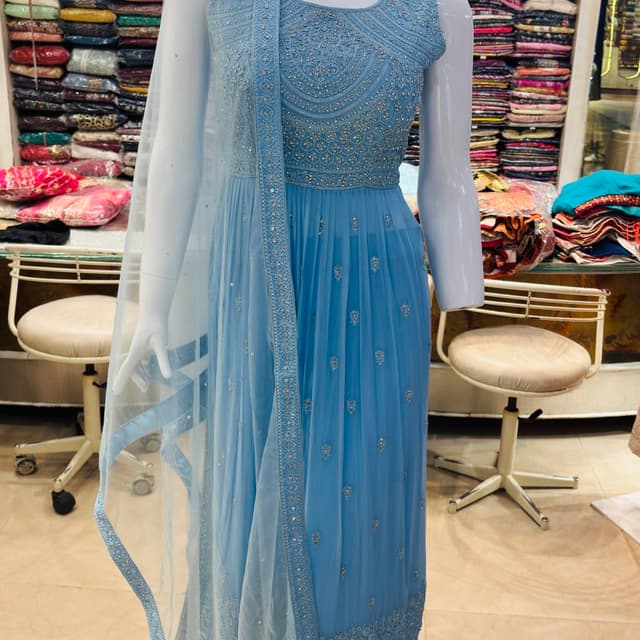 Light Blue Salwar Suite