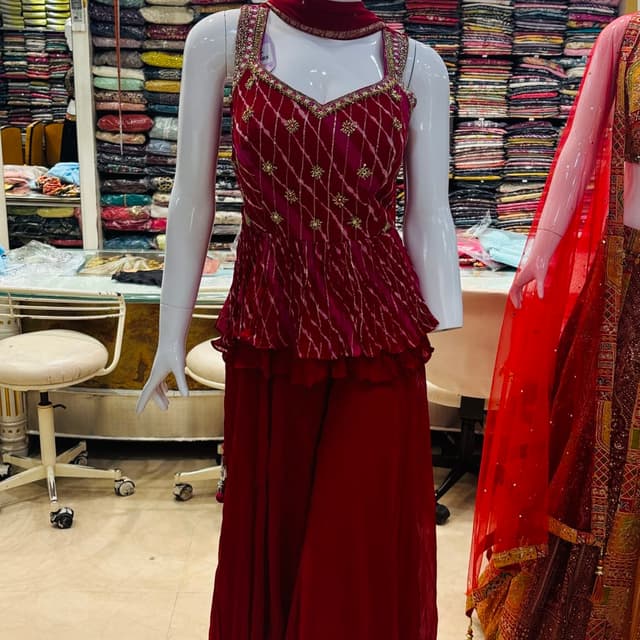 Maroon Salwar Suite