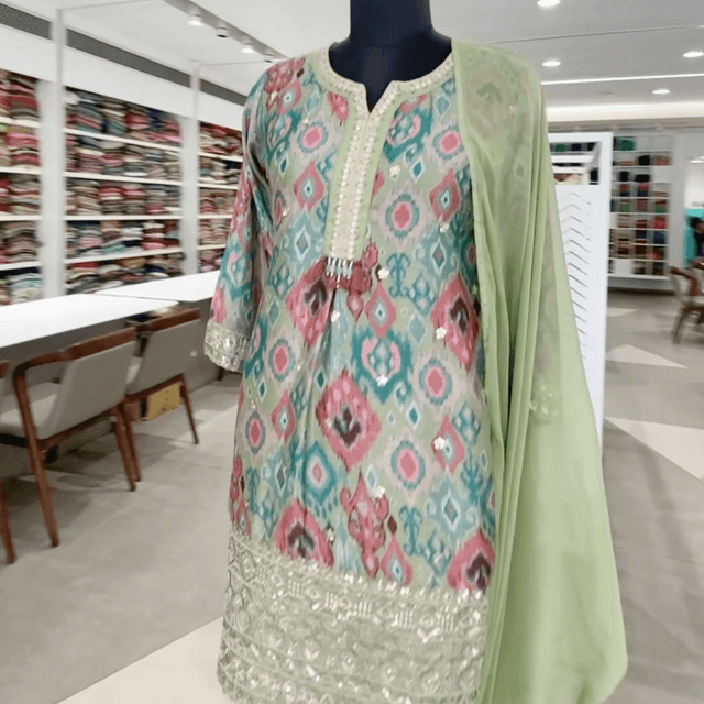 Light Green Salwar Suite