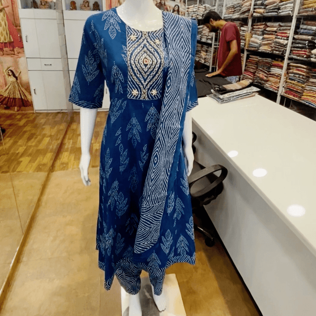 Navy Blue Salwar Suite