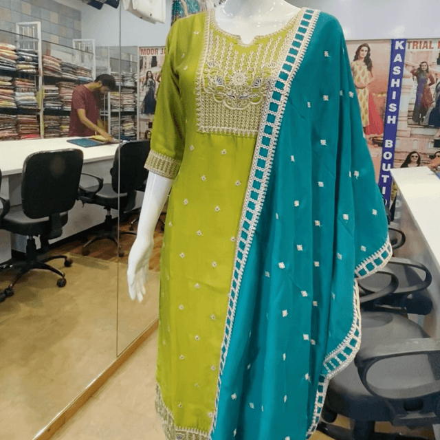 Light Green Salwar Suite
