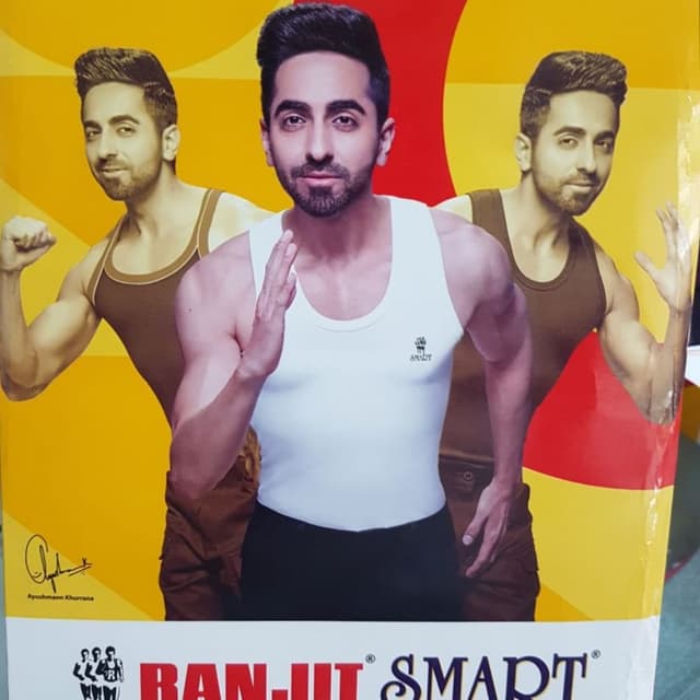 White, Black, Brown Vest