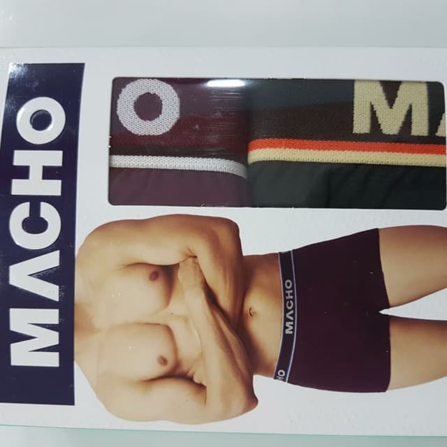 Burgundy, Black, Brown, Beige, and White Boxer Briefs