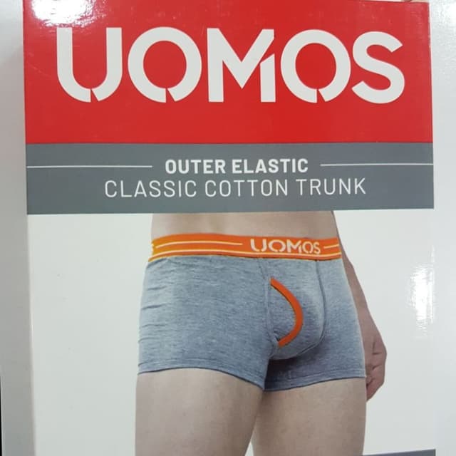Grey, Orange Boxer Briefs