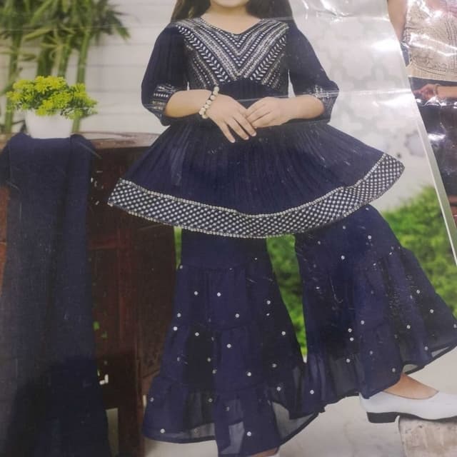 Navy Blue Girls Sets