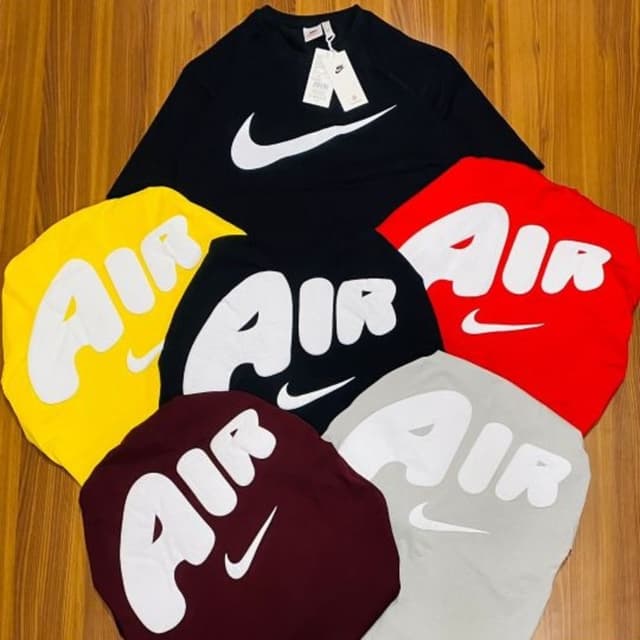 Black, Red, Yellow, Maroon, Gray, White T-shirt
