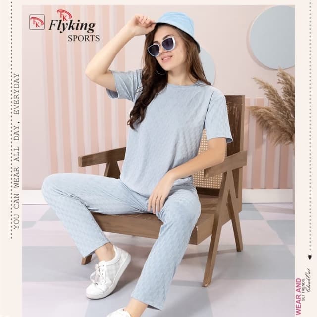 Light Blue Loungewear Set
