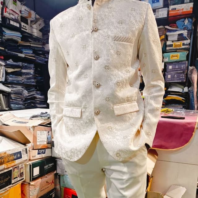 Ivory and Gold Jacket