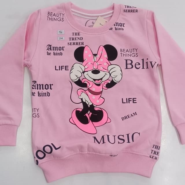 Pink, Black, White Sweatshirt