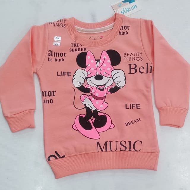 Pink, Black, White Sweatshirt