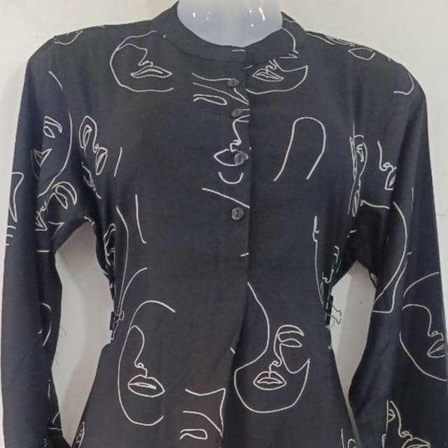 Black and White Shirt